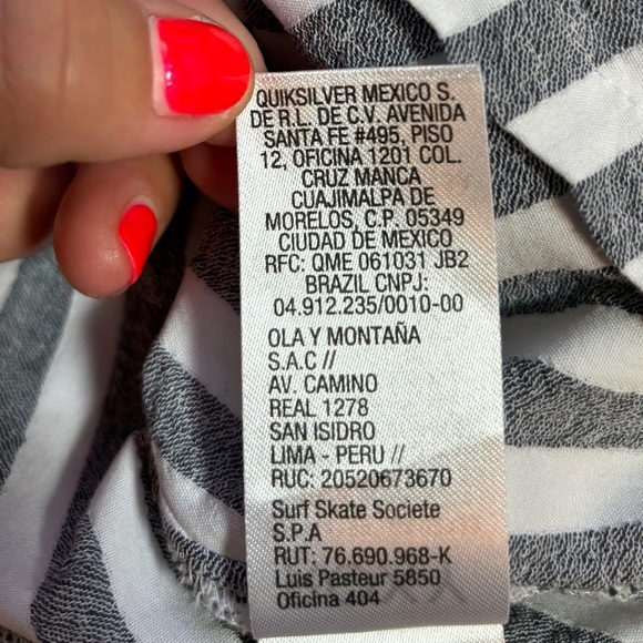 Roxy Blind Dreams Faux Wrap Striped Bell Sleeve Dress Size Small Woman’s/Juniors - Picture 13 of 16